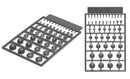 I-Tip [Round & Trapezoid] 模型改造專用突出蓋 [圓形 & 台形] OP-461 & OP-462