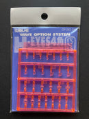 H-Eyes [4] Standard Size (Corner) 機器人 人型專用透明眼睛膠片組 (角) [4] OP-281 ~ OP-283