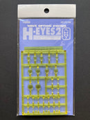 H-Eyes [2] Large Size (Round) 機器人 人型專用透明眼睛膠片組 (圓) [2] OP-254 ~ OP-717