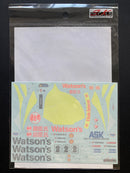 1/24 Scale Kit: Watson's Macau Guia Race 1991 Decal Set for Tamiya Nissan Skyline GT-R BNR32 SK-24042