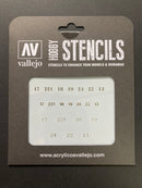 Hobby Stencils - 模型遮噴板 模板 鏤空範本