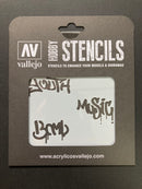Hobby Stencils - 模型遮噴板 模板 鏤空範本