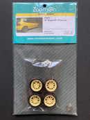 1/24 Scale Kit: Mugen Power MF10 16" Wheel & Tyres Set ZR005